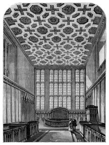 Interior, Chapel Royal, St James's Palace, 1900. Creator: Unknown