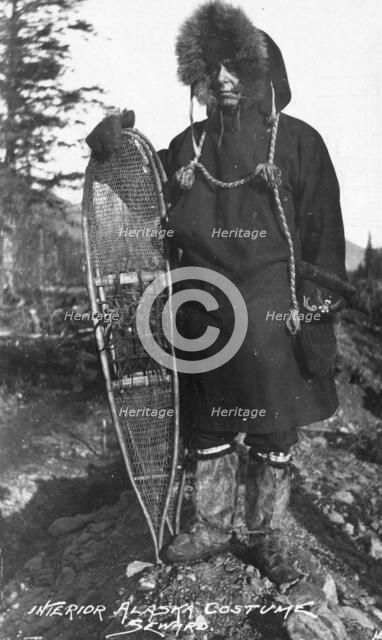 Interior Alaska costume, between c1900 and c1930. Creator: Unknown.