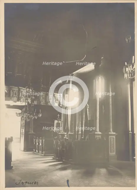 Interior, All Saints Church, Iwonicz, between 1930-1935. Creator: Unknown.