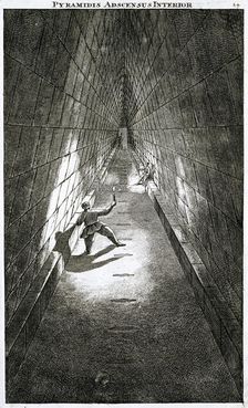 Interior ascent of a pyramid, c1780