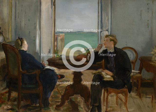 Interior At Arcachon, 1871. Creator: Edouard Manet.
