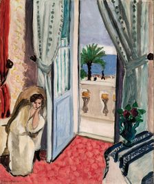 Interior at Nice (Room at the Hôtel Méditerranée), ca 1919. Creator: Henri Matisse