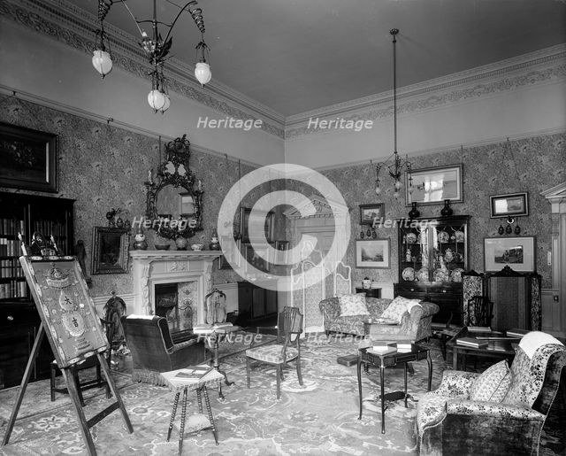 Interior at the Albany, Piccadilly, London, 1903. Artist: Bedford Lemere and Company