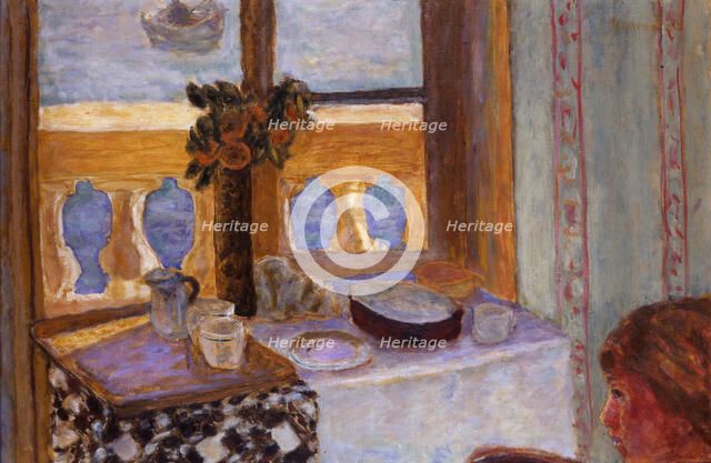 Interior at the Balcony. Artist: Bonnard, Pierre (1867-1947)
