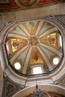 Interior, Bom Jesus do Monte Church, Braga, Portugal, 2009. Creator: Samuel Magal
