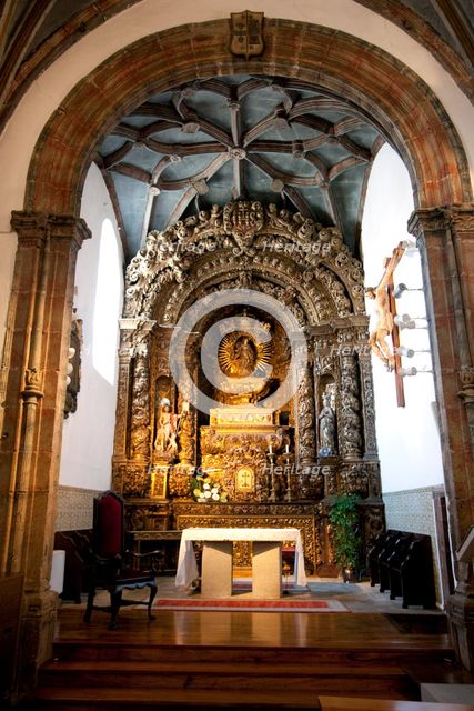 Interior, Braganca Cathedral, Portugal, 2009. Creator: Samuel Magal.