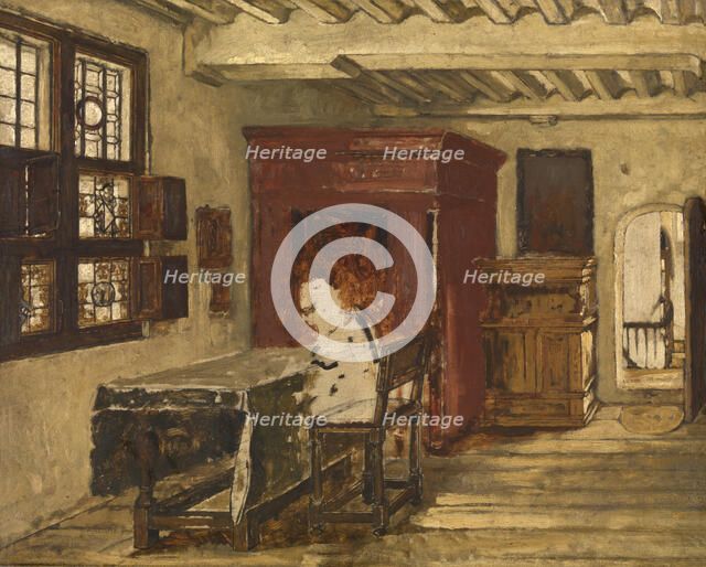 Interior, c1860s. Creator: Jan August Hendrik Leys.