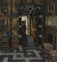 Interior, c1910-1940s. Creator: Felix Gogo