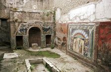 Interior garden-room in the House of Neptune, Herculaneum, Italy