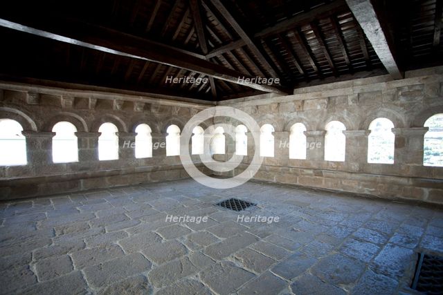 Interior, Domus Municipalis, Braganca, Portugal, 2009. Creator: Samuel Magal.