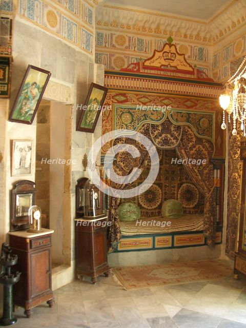 Interior, Dar Essid Museum, Sousse, Tunisia, 2009.  Creator: Amanda Waite.
