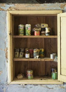 Interior detail, Bunksland Farmhouse, East Anstey, Devon, 2018. Creator: James O Davies