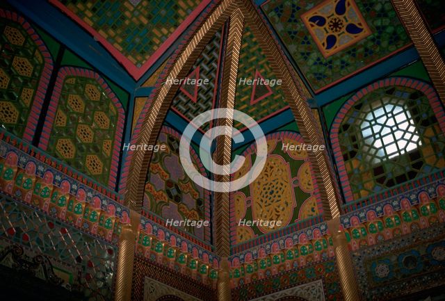 Interior decoration of the Emir's palace in Bukhara. Artist: Unknown