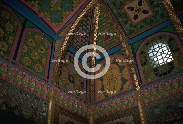 Interior decoration of the Emir's palace in Bukhara. Artist: Unknown