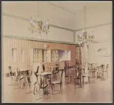 Interior Design for Café Atlashof, Vienna, c. 1911. Creator: Prutscher, Otto (1880-1949)