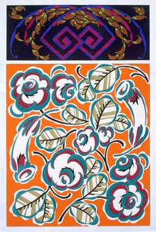 Interior design pattern, pub. 1921. Creator: Auguste H. Thomas active 1910-1930s;