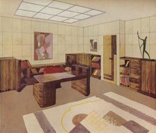 Interior designed and executed by DIM (Decoration Interieure Moderne) c1930