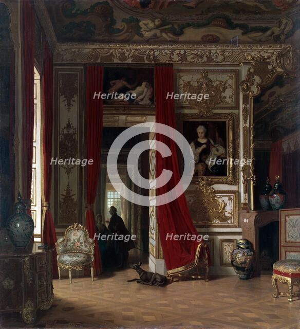 'Interior', early 19th century. Artist: Carl Friedrich Zimmermann