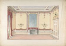 Interior: Fireplace wall, 19th century. Creator: John Gregory Crace