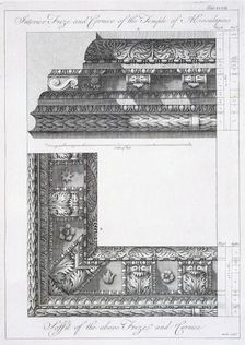 Interior frieze and cornice of the Temple of Aesculapius, pub. 1764. Creator: Robert Adam (1728-92)