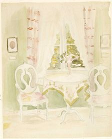 Interior from the artist's home, c1890s. Creator: Albert Edelfelt