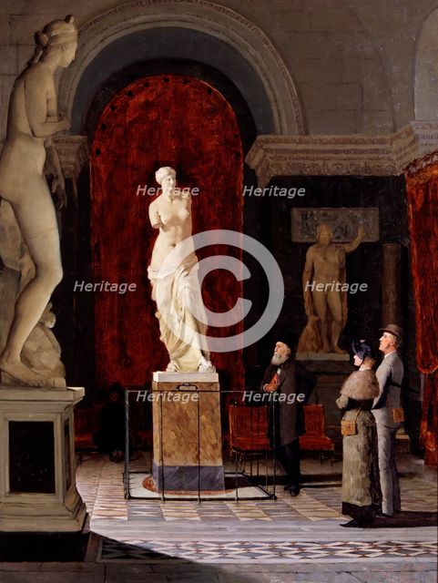 Interior from the Louvre, 1883. Creator: John Forssell.