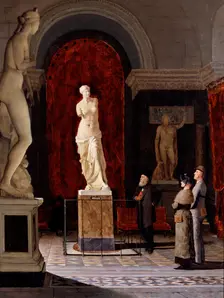 Interior from the Louvre, 1883. Creator: John Forssell