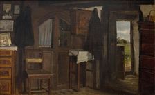 Interior from a farmhouse, 1903. Creator: Hans Smidth