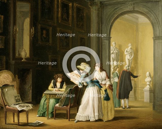 Interior from an Art Collection. Creator: Per Hillestrom.
