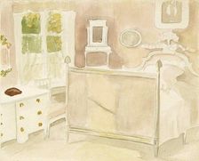 Interior from Haikko Villa, c1890s. Creator: Albert Edelfelt