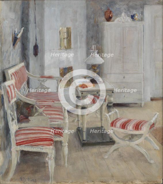 Interior, Koivuniemi, 1899. Creator: Venny Soldan-Brofeldt.