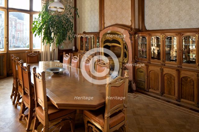 Interior-Hotel van Eetvelds, Av. Palmeston, Brussels, Belgium, (1895), c2014-2017. Artist: Alan John Ainsworth.