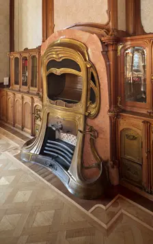Interior-Hotel van Eetvelds, Av. Palmeston, Brussels, Belgium, (1895), c2014-2017. Artist: Alan John Ainsworth