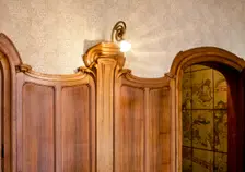 Interior-Hotel van Eetvelds, Av. Palmeston, Brussels, Belgium, (1895), c2014-2017. Artist: Alan John Ainsworth