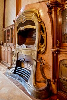 Interior-Hotel van Eetvelds, Av. Palmeston, Brussels, Belgium, (1895), c2014-2017. Artist: Alan John Ainsworth