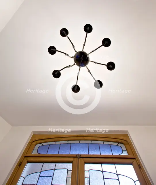Interior-Hotel van Eetvelds, Av. Palmeston, Brussels, Belgium, (1895), c2014-2017. Artist: Alan John Ainsworth.
