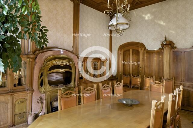 Interior-Hotel van Eetvelds, Av. Palmeston, Brussels, Belgium, (1895), c2014-2017. Artist: Alan John Ainsworth.