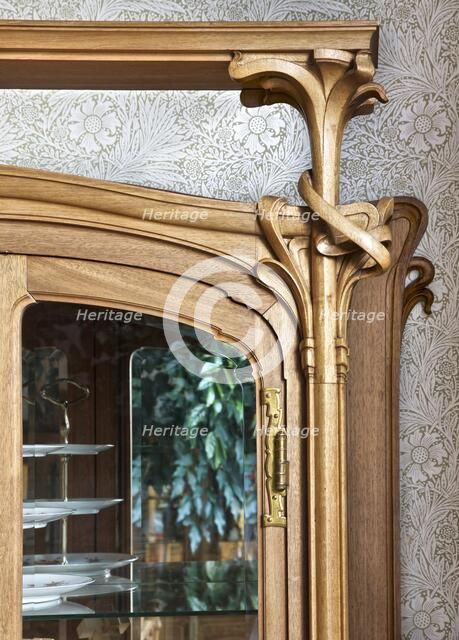 Interior-Hotel van Eetvelds, Av. Palmeston, Brussels, Belgium, (1895), c2014-2017. Artist: Alan John Ainsworth.