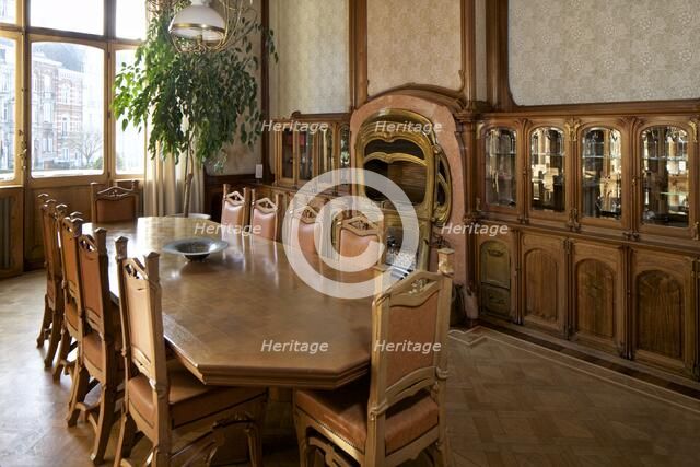 Interior-Hotel van Eetvelds, Av. Palmeston, Brussels, Belgium, (1895), c2014-2017. Artist: Alan John Ainsworth.