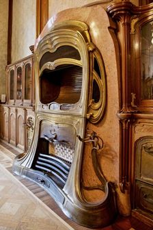 Interior-Hotel van Eetvelds, Av. Palmeston, Brussels, Belgium, (1895), c2014-2017. Artist: Alan John Ainsworth