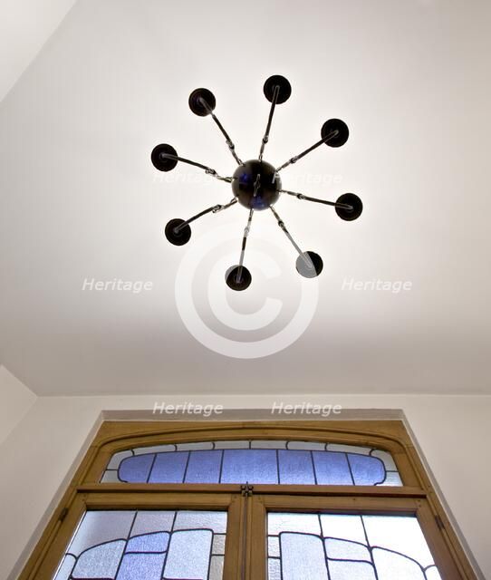 Interior-Hotel van Eetvelds, Av. Palmeston, Brussels, Belgium, (1895), c2014-2017. Artist: Alan John Ainsworth.