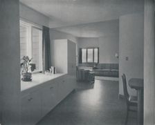 Interior - House at Fairfax, California by Francis Ellsworth Lloyd 1942