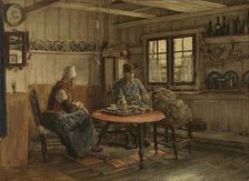 Interior in Marken, 1878. Creator: Xavier Mellery