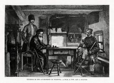 Interior in the Government of Pultowa central Ukraine, 1879