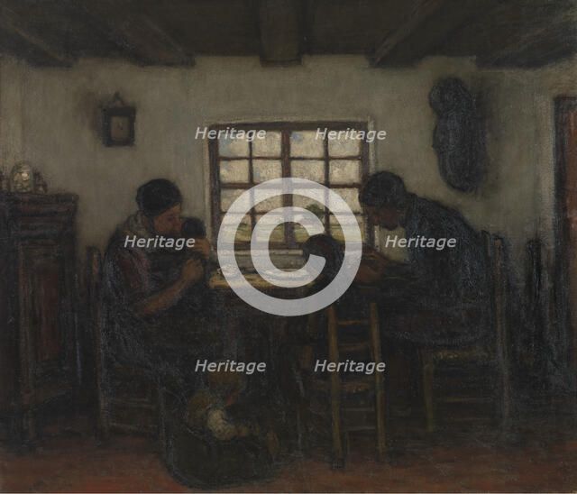 Interior in the Kempen, c1920s. Creator: Jakob Smits.