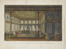 Interior in the Palace of princess Hatice Sultan, half sister of Sultan Selim III, c. 1810. Creator: Melling, Antoine Ignace (1763-1831)