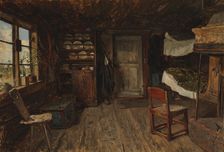 Interior on aland, 1871. Creator: Karl Emanuel Jansson