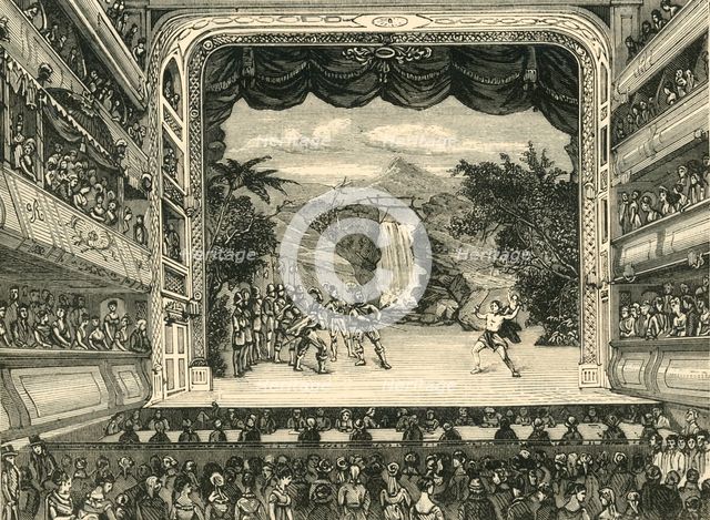'Interior of Covent Garden Theatre in 1804', (1881). Creator: Unknown.