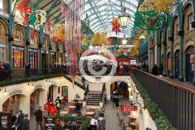 Interior of Covent Garden Market, London, 2010. Creator: Peter Thompson.
