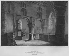 Interior of Carlisle Cathedral. Cumberland 1814. Artist: John Greig